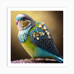 Bird With Jewels Art Print