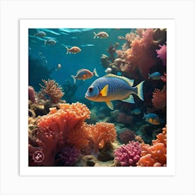 Coral Reef 1 Art Print