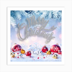 Christmas Greeting Card Art Print