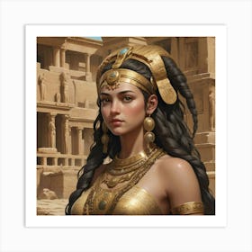 Egyptian Woman Art Print 1 Art Print