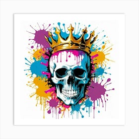 Graffiti Skull 10 Art Print