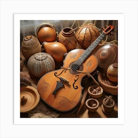 Acoustic Guitar 6 Art Print