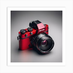 Red Camera 1 Art Print