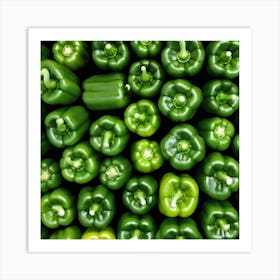 Green Peppers 3 Art Print