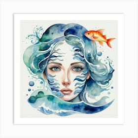 Mermaid 2 Art Print