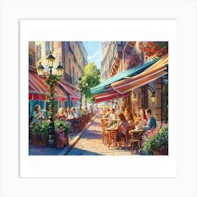 Paris Cafe 7 Art Print