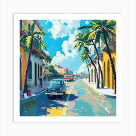 Cuba City Street Art Print