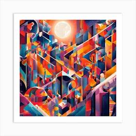 Cityscape Art Print