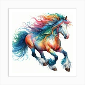 Rainbow Horse 13 Poster