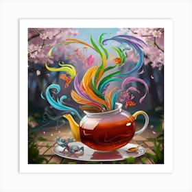 Tea Art 200 Art Print