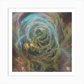 Spiral Nebula Art Print