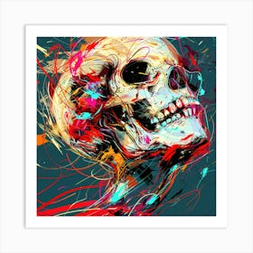 Skull Art 12 Art Print