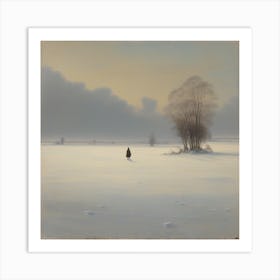 Fresh snow Art Print