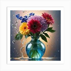 Flowers In A Vase 79 Art Print