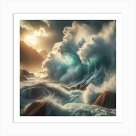 Stormy Sea Art Print