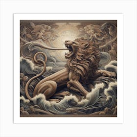 Lion Of The Sea Art Print