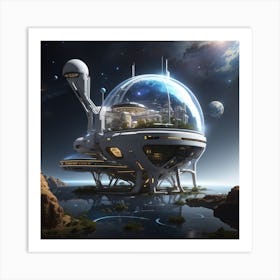 Dreamshaper V7 Create Another Idea For The Prompt A Spacefarin 2 Art Print