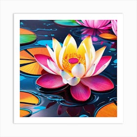 Lotus Flower 35 Art Print