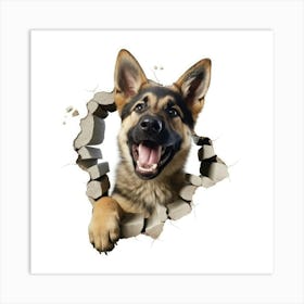 German Shepherd Dog 1 Art Print