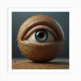 Eye Of The Nut Art Print