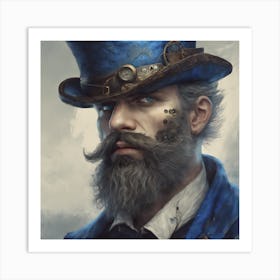 Steampunk Man 1 Art Print