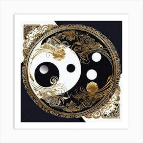 Yin Yang 63 Art Print