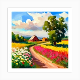 Country Road 2 Art Print