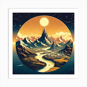 A Fantastical Land 7 Art Print