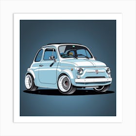 Fiat 500 Art Print