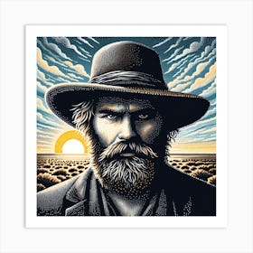 Old Man In The Hat Art Print