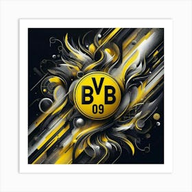 Borussia Dortmund Logo Wall Art 42 Art Print