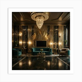 Deco Living Room 6 Art Print