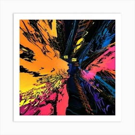 Abstract Painting Poster