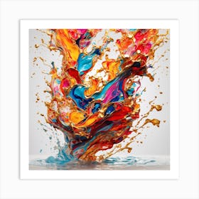 Splash Dance Art Print