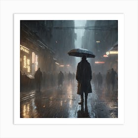 Dark City 2 Art Print