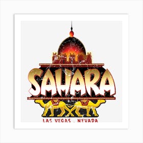 Sahara Las Vegas Art Print