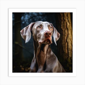 Weimaraner Art Print