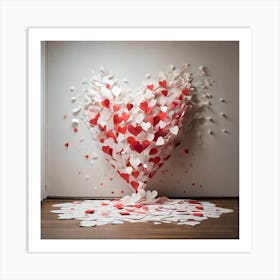 Valentine's Day Hearts 9 Art Print