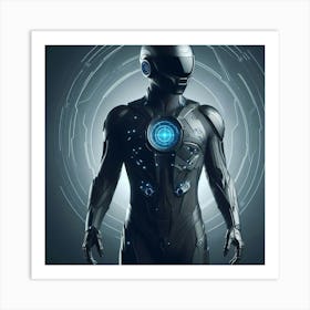 Futuristic Man 224 Art Print