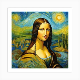 Starry Night tuc Art Print