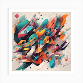 Abstract Painting 1 Art Print