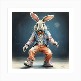 Bunny Dancer Art Print