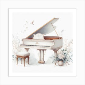 Grand piano 1 Art Print