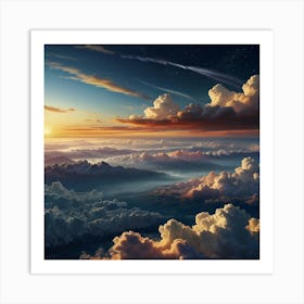 Clouds In The Sky 5 Art Print