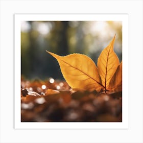 Autumn Leaf 12 Art Print