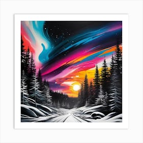 Aurora Borealis 67 Art Print