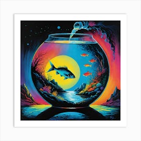 Fish Bowl 3 Art Print