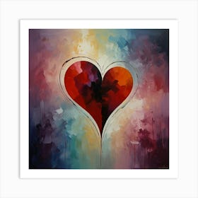 Heart Of Love 1 Art Print