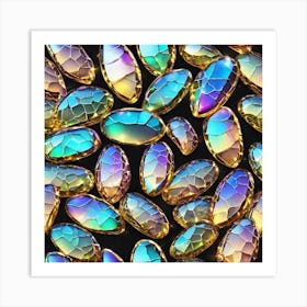 Rainbow Cabochons Art Print