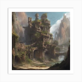 Fantasy Castle 97 Art Print